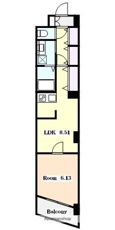 PHOENIX KANAYAMA(1LDK/3階)の間取り写真