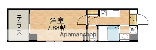 アールズコート千種イースト(1K/1階)の間取り写真