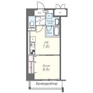 コンセール葵(1DK/5階)の間取り写真