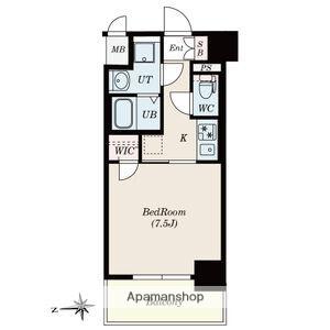 ステージファースト名古屋尾頭橋(1K/9階)の間取り写真