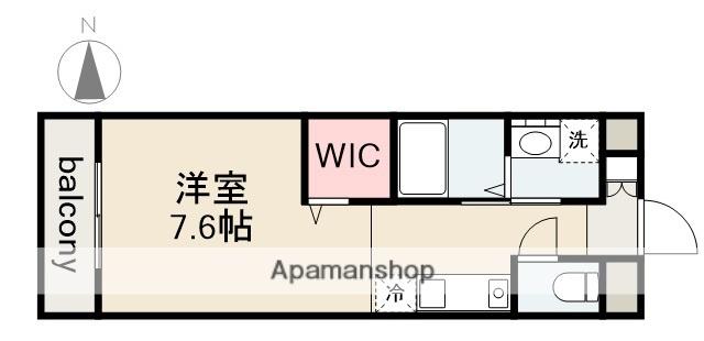 丸の内エンブルコート(1K/12階)の間取り写真