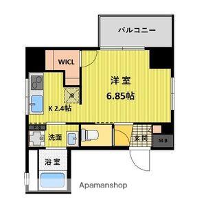 CASA AVENUE IKESHITA(ワンルーム/3階)の間取り写真