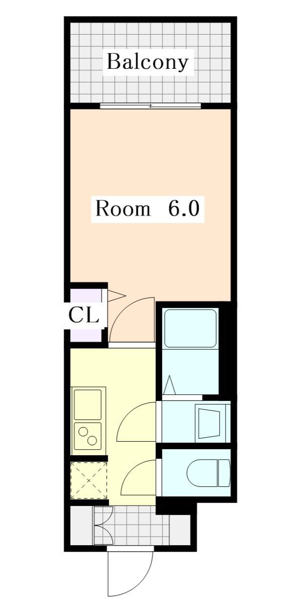 プレサンス桜山駅前アフォード(1K/10階)の間取り写真