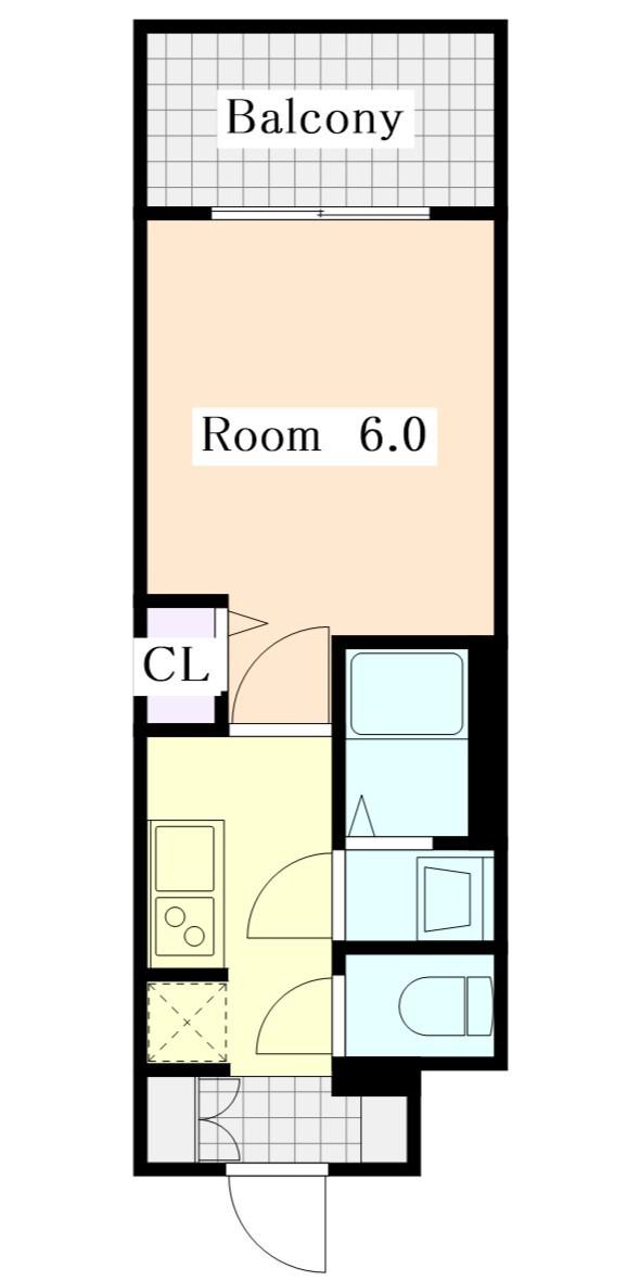 プレサンス桜山駅前アフォード(1K/9階)の間取り写真