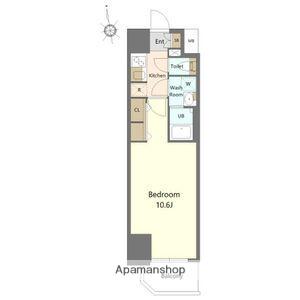 CRESTTAPP金山(1K/9階)の間取り写真