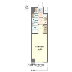 CRESTTAPP金山(1K/5階)の間取り写真