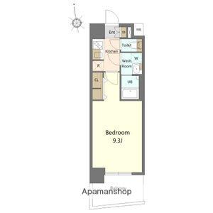 CRESTTAPP金山(1K/3階)の間取り写真