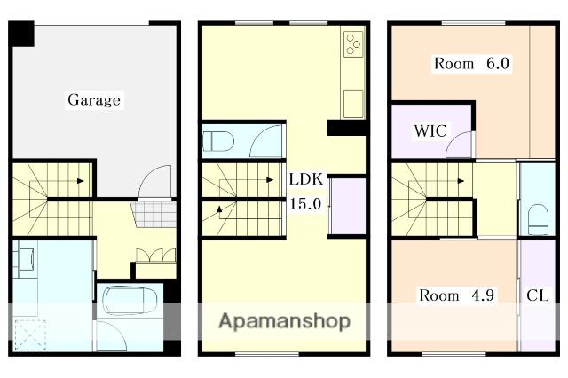 WELLNEST ROOM吹上(2LDK/1階)の間取り写真