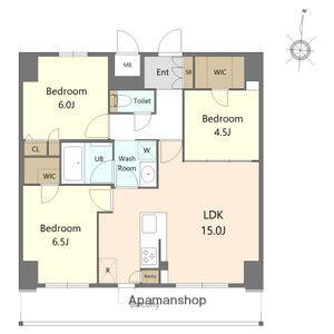 S-RESIDENCE高岳ARDENT(3LDK/15階)の間取り写真