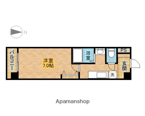 パークフラッツ金山(1K/9階)の間取り写真