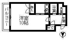 ETERNAL栄(1K/5階)の間取り写真