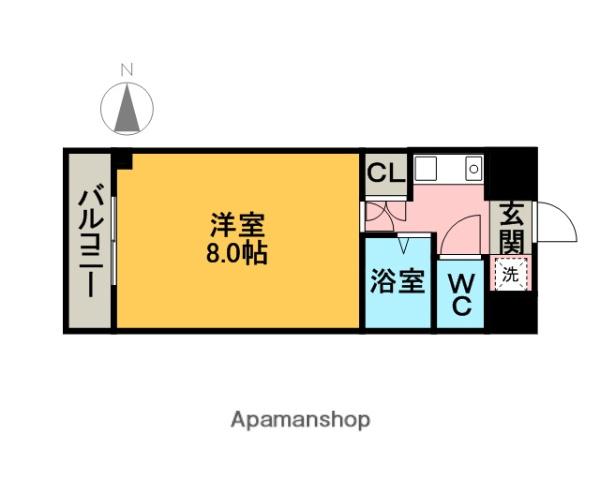 GMさかい(1K/2階)の間取り写真