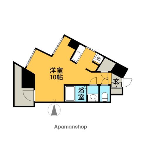 リエス東別院(ワンルーム/8階)の間取り写真