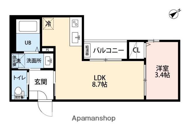 ROBOT-HOUSE守山(1LDK/2階)の間取り写真