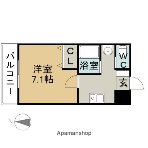 A・CITY守山小幡(1K/3階)の間取り写真