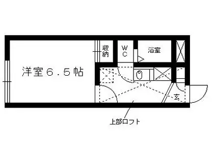 レオパレスKATOU(1K/1階)の間取り写真