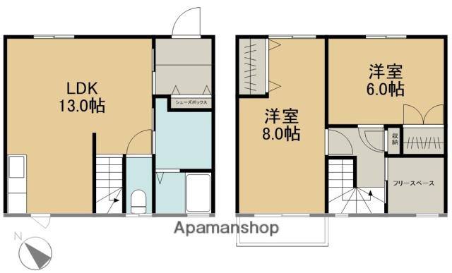ウィステリア(2SLDK)の間取り写真