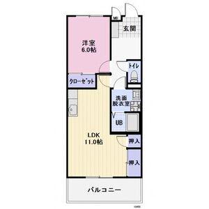 SPIRITS SHARE B(1LDK/1階)の間取り写真