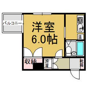 エステート大須(ワンルーム/3階)の間取り写真