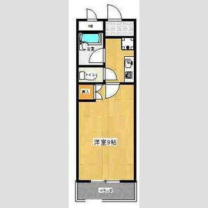 ホワイトライン長久手(1K/1階)の間取り写真