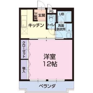 LIMPIA LIVE(1K/3階)の間取り写真