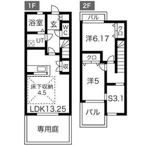 ＡＬＢＩＲＥＯ（アルビレオ）(2SLDK)の間取り写真