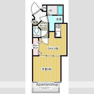 エクレールパル(1DK/2階)の間取り写真