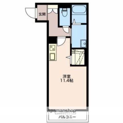 SHAMAISON TANIGUCHI(ワンルーム/2階)の間取り写真