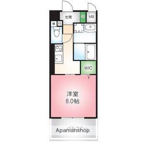 RISORA(1K/4階)の間取り写真