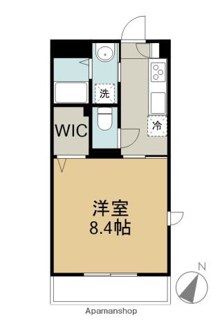 MONSTERA(1K/3階)の間取り写真