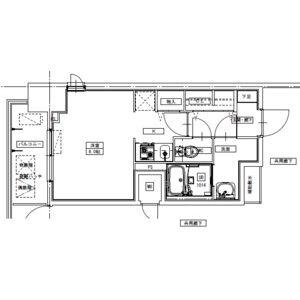 SーRESIDENCE四日市駅前COULEUR キャ(ワンルーム/2階)の間取り写真
