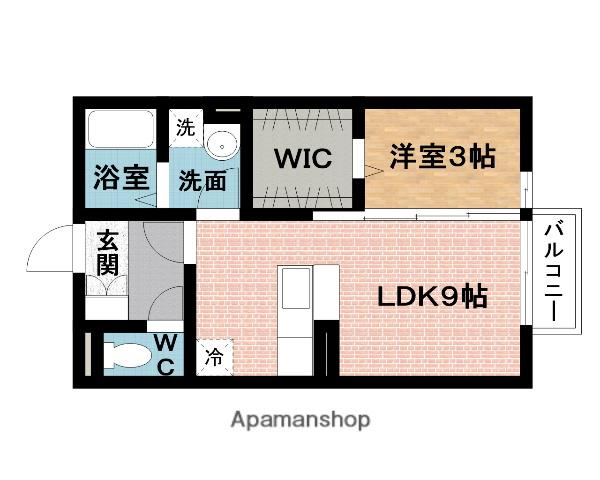 クレールメゾン(1LDK/1階)の間取り写真