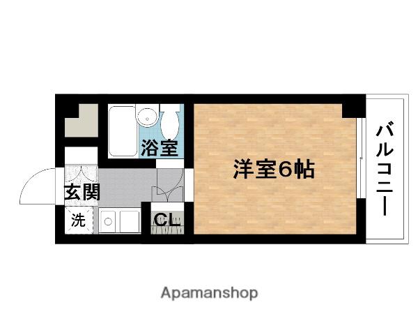 ノアーズアーク(1K/6階)の間取り写真