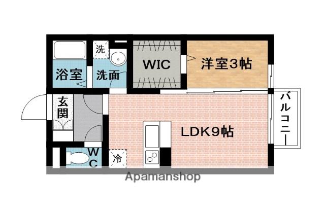KSハイムⅡ(1LDK/1階)の間取り写真