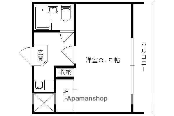 ピアッツァ・アルテ(1K/5階)の間取り写真