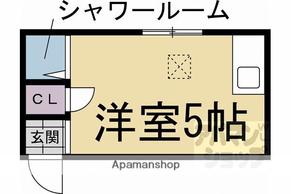 高橋アパート(ワンルーム/2階)の間取り写真