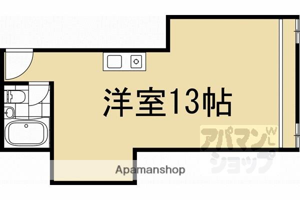 カーサ・フィレンツェ(ワンルーム/1階)の間取り写真