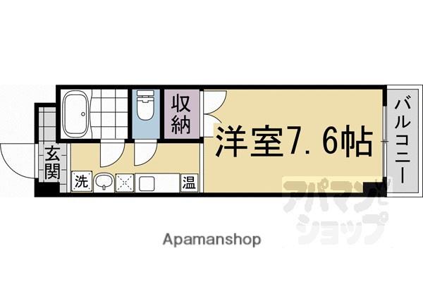 セント吉翔(1K/3階)の間取り写真