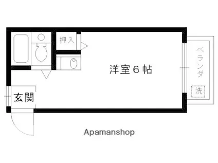 MEW HOUSE桃山(ワンルーム/4階)の間取り写真