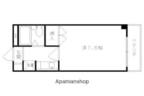 アドバンスナカネ(1K/3階)の間取り写真