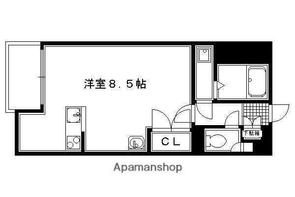 レオネクスト西山天王山(ワンルーム/2階)の間取り写真