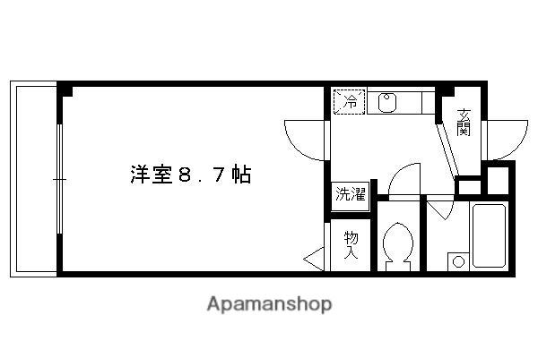 安村マンション(1K/2階)の間取り写真