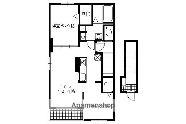 フルール(2LDK/2階)の間取り写真