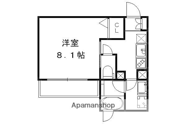 LUCIOLE高瀬川(1K/2階)の間取り写真