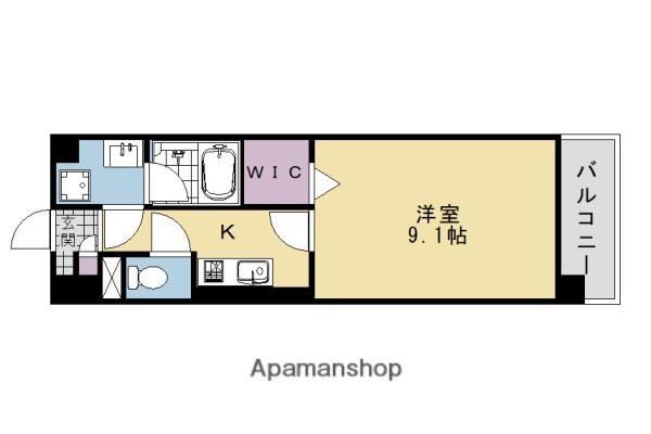 東海道本線 長岡京駅 徒歩8分 3階建 築6年(1K/2階)の間取り写真