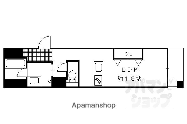 MAISON DU COEUR(1LDK/3階)の間取り写真