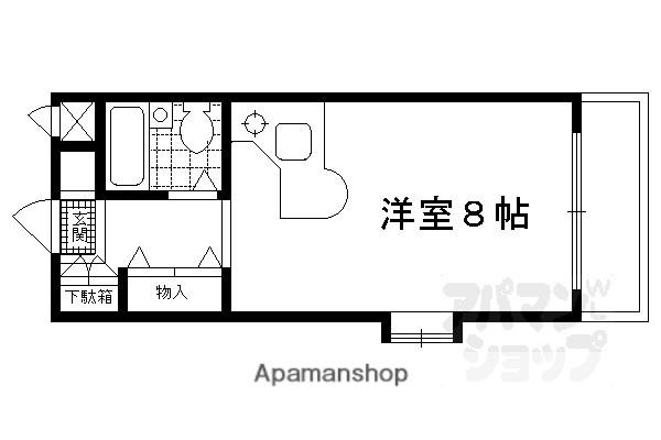 メゾン・ド・ルフレ(ワンルーム/3階)の間取り写真