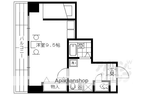 レオパレス三井田(1K/5階)の間取り写真