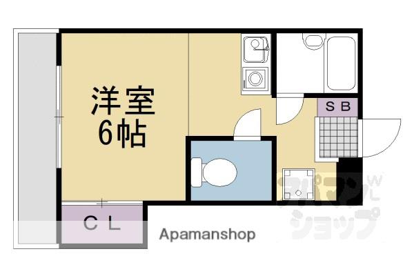 庵里KAMANZA(1K/2階)の間取り写真