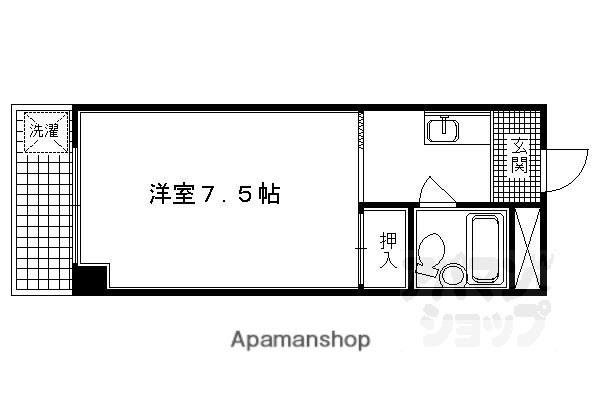 メゾンド・フォーレスト(1K/5階)の間取り写真
